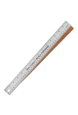 W.A. Portman WA Portman Metal Ruler 15 Inch Cork Back 1pk - Flexible & Non-Slip Stainless Steel Metal Ruler with Cork Backing W.A. Portman WA Portman Metal Ruler 15 Inch Cork Back 1pk - Flexible & Non-Slip Stainless Steel Metal Ruler with Cork Backing