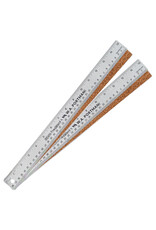W.A. Portman WA Portman Metal Ruler 15 Inch Cork Back 2pk - Flexible & Non-Slip Stainless Steel Metal Ruler with Cork Backing W.A. Portman WA Portman Metal Ruler 15 Inch Cork Back 2pk - Flexible & Non-Slip Stainless Steel Metal Ruler with Cork Backing