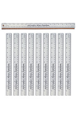 W.A. Portman WA Portman Metal Ruler 18 Inch Cork Back 10pk -  Flexible & Non-Slip Stainless Steel Metal Ruler with Cork Backing W.A. Portman WA Portman Metal Ruler 18 Inch Cork Back 10pk -  Flexible & Non-Slip Stainless Steel Metal Ruler with Cork Backing