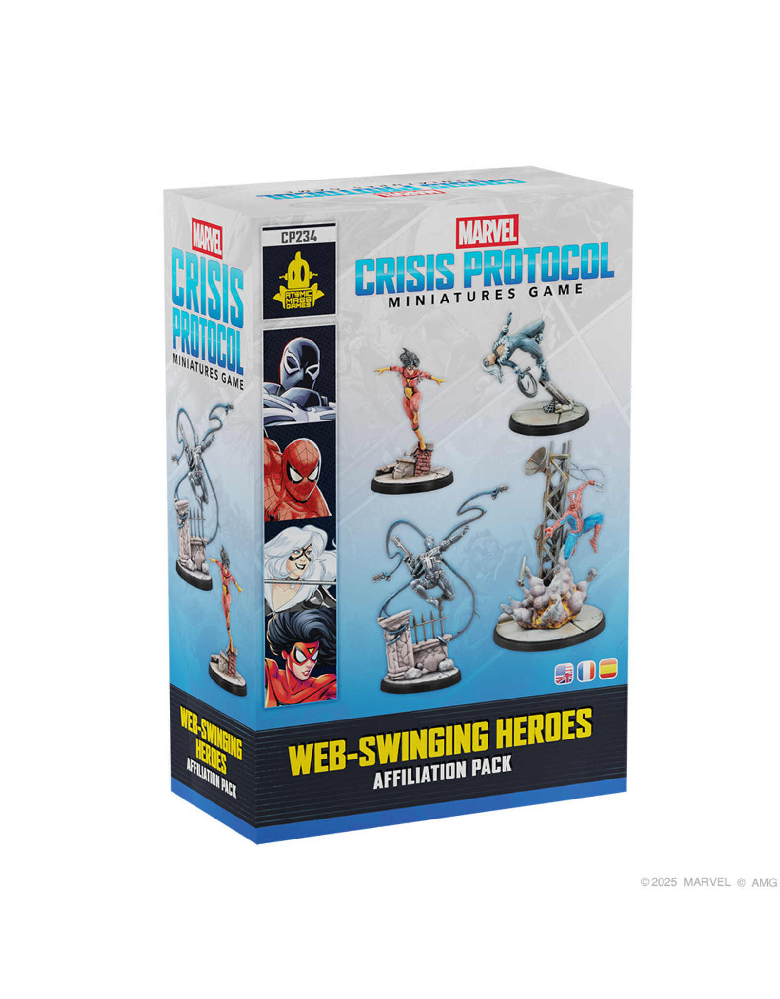 Marvel Crisis Protocol Marvel Crisis Protocol Web-Swinging Heroes Affiliation Pack COMING SEPT 26, 2025