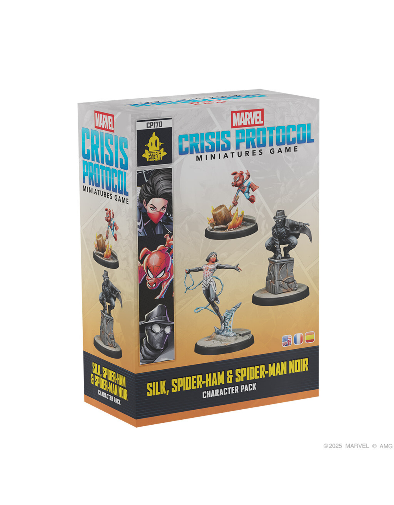 Marvel Crisis Protocol Marvel Crisis Protocol Silk, Spider-Ham & Spider-Man Noir COMING OCT 3, 2025