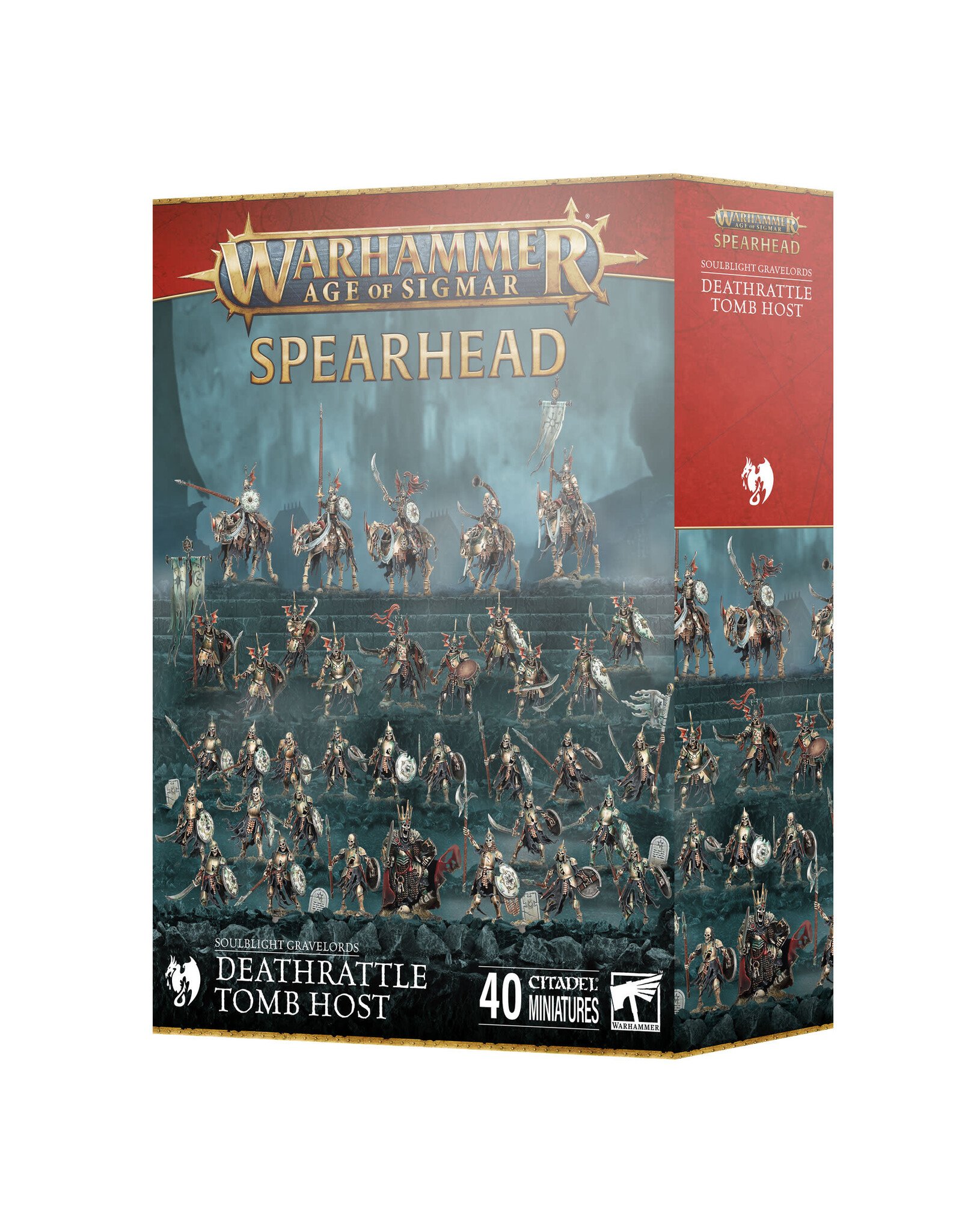 Games Workshop Spearhead Soulblight Gravelords Deathrattle Tomb Host