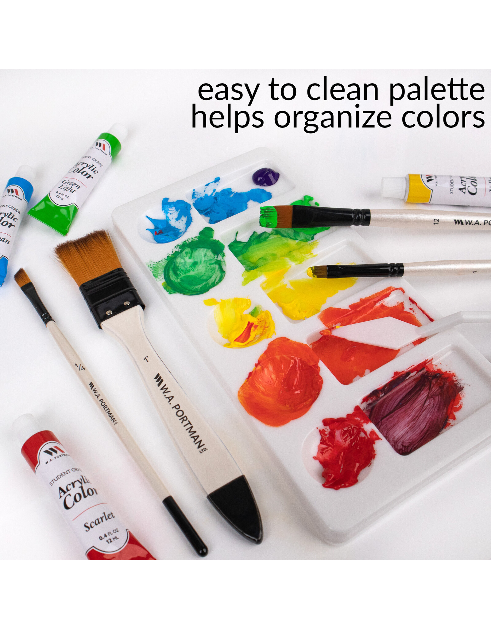 W.A. Portman WA Portman 44pc Acrylic Painting Kit