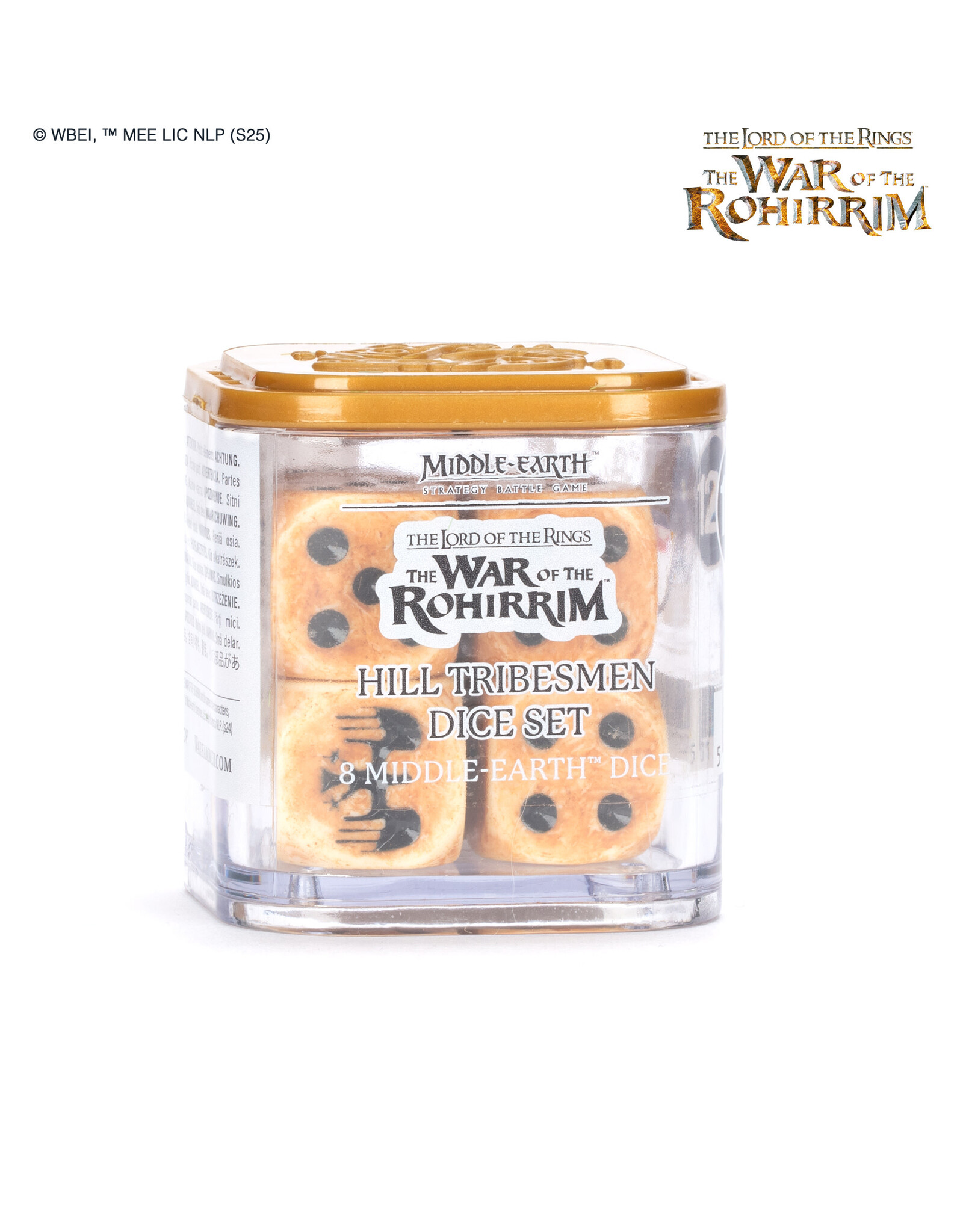 Games Workshop Middle Earth Strategy Battle Game Hill Tribesmen Dice Set