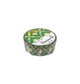 AITOH Aitoh Japanese Washi Tape, Cloisonne Green