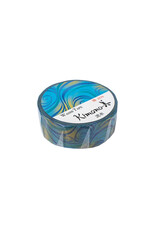 AITOH Aitoh Japanese Washi Tape, Flowing Water