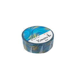 AITOH Aitoh Japanese Washi Tape, Flowing Water