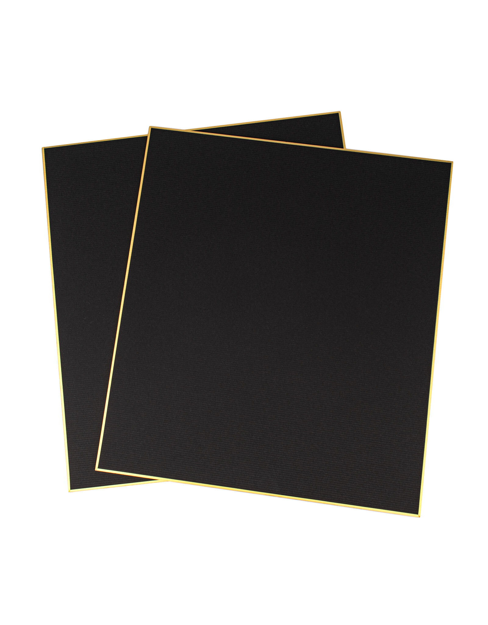AITOH Aitoh Shikishi Board: Black Gasen, Pack of 2, 9.5" x 10.75"