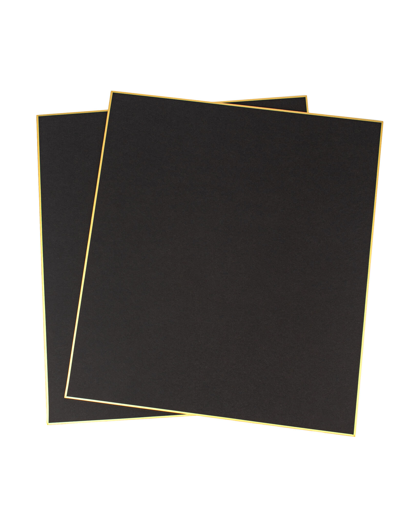 AITOH Aitoh Shikishi Board: Black Hosho, Pack of 2, 9.5" x 10.75"