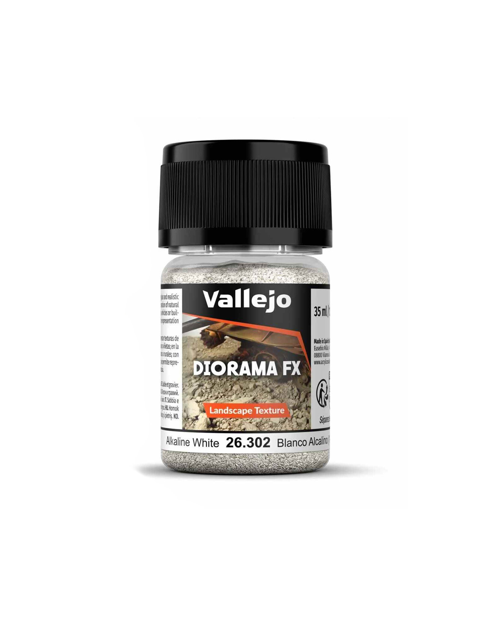 Vallejo Diorama FX Landscape Texture Alkaline White 1-2 mm (35ml)