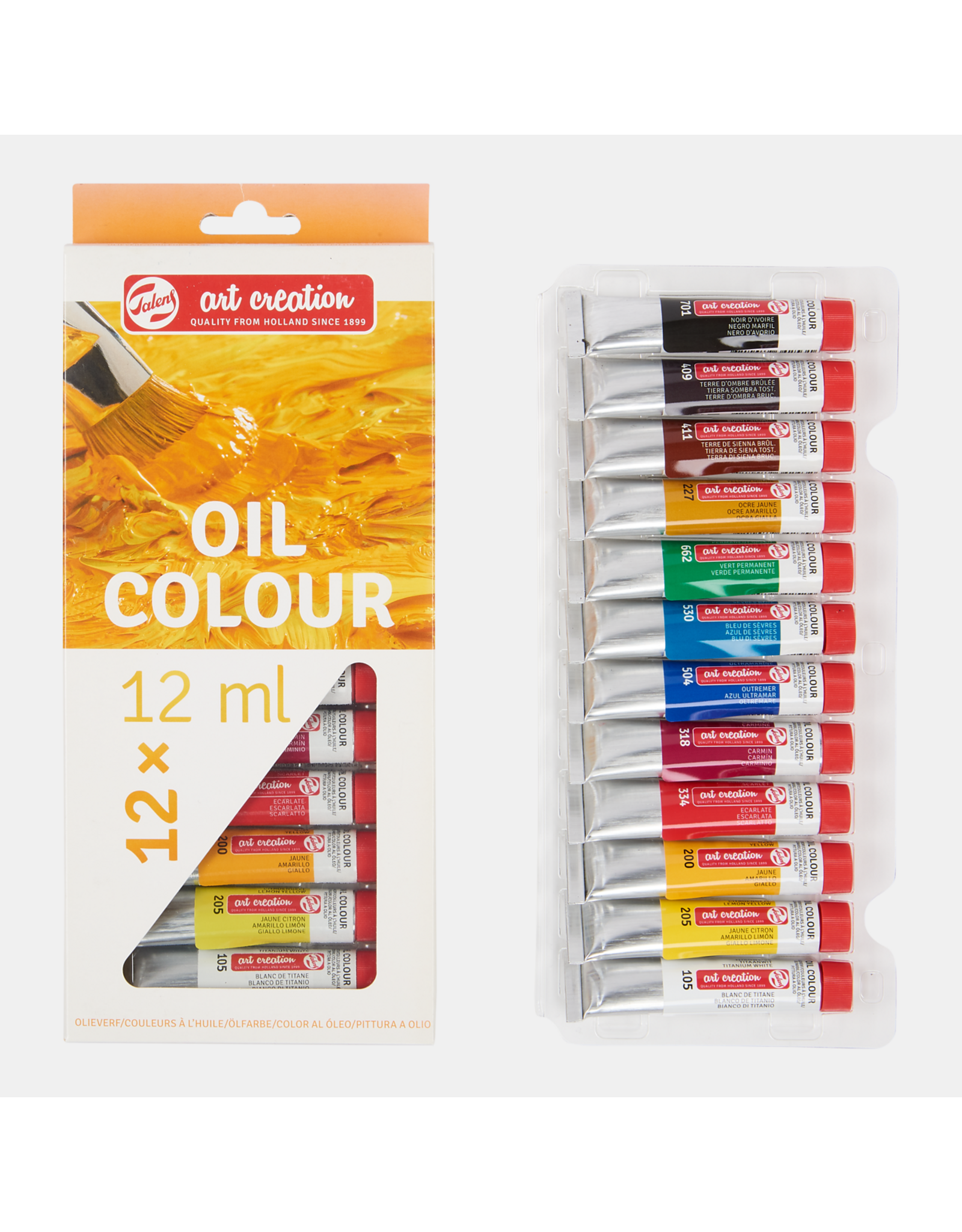 Royal Talens Talens Art Creation Oil Painting Set of 12 Colors