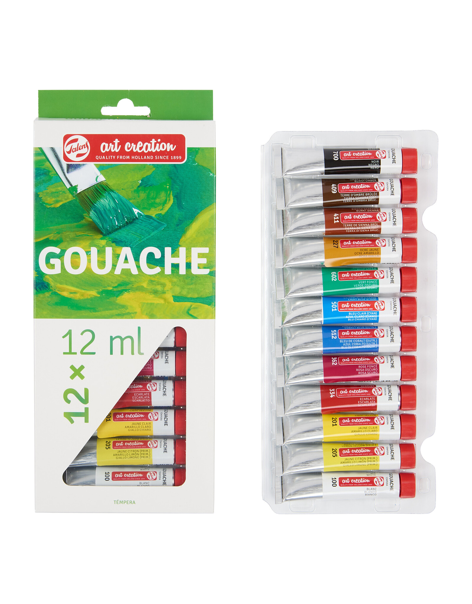 Royal Talens Talens Art Creation Gouache Painting Set of 12 Colors