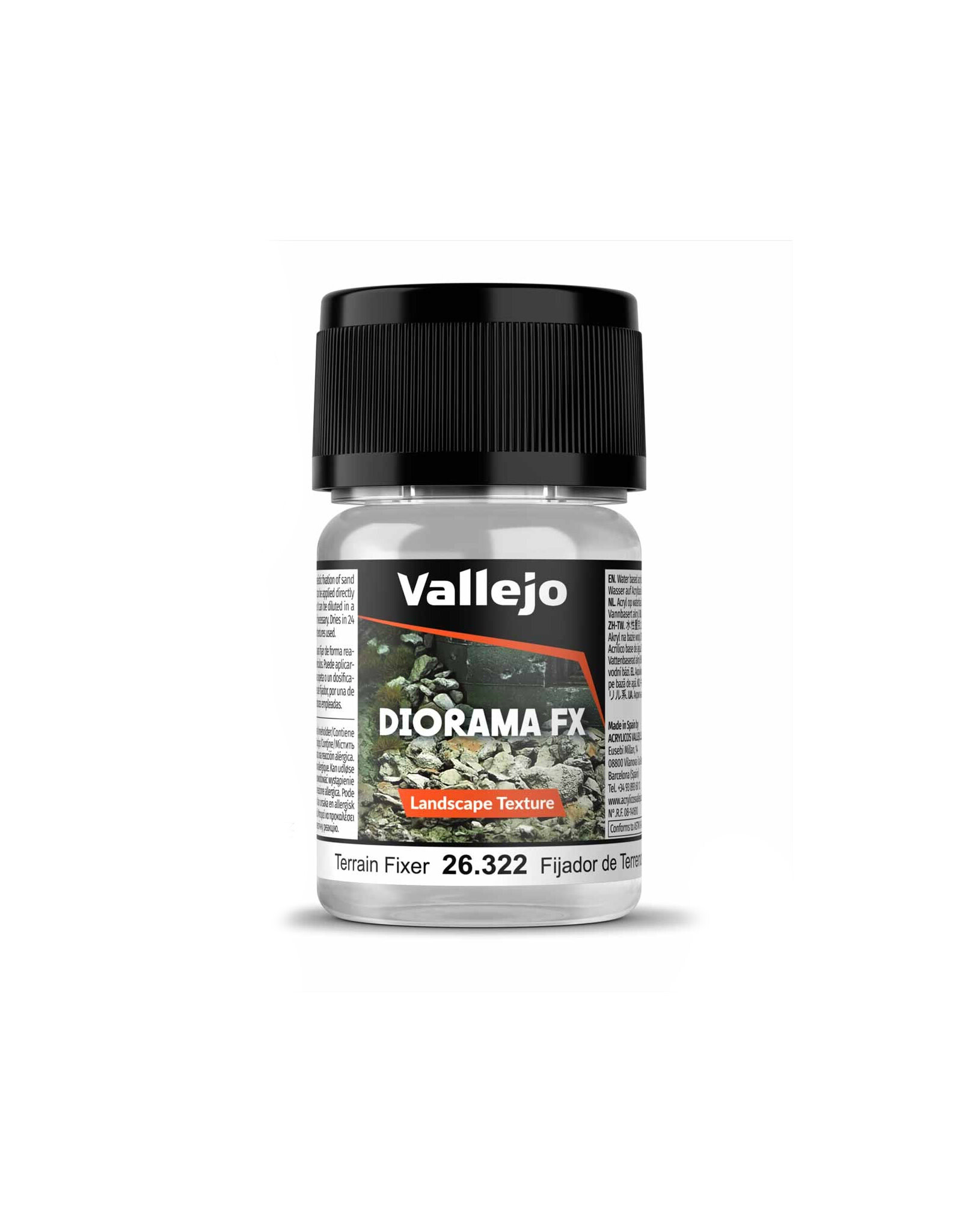 Vallejo Diorama FX Landscape Texture Terrain Fixer (35ml)