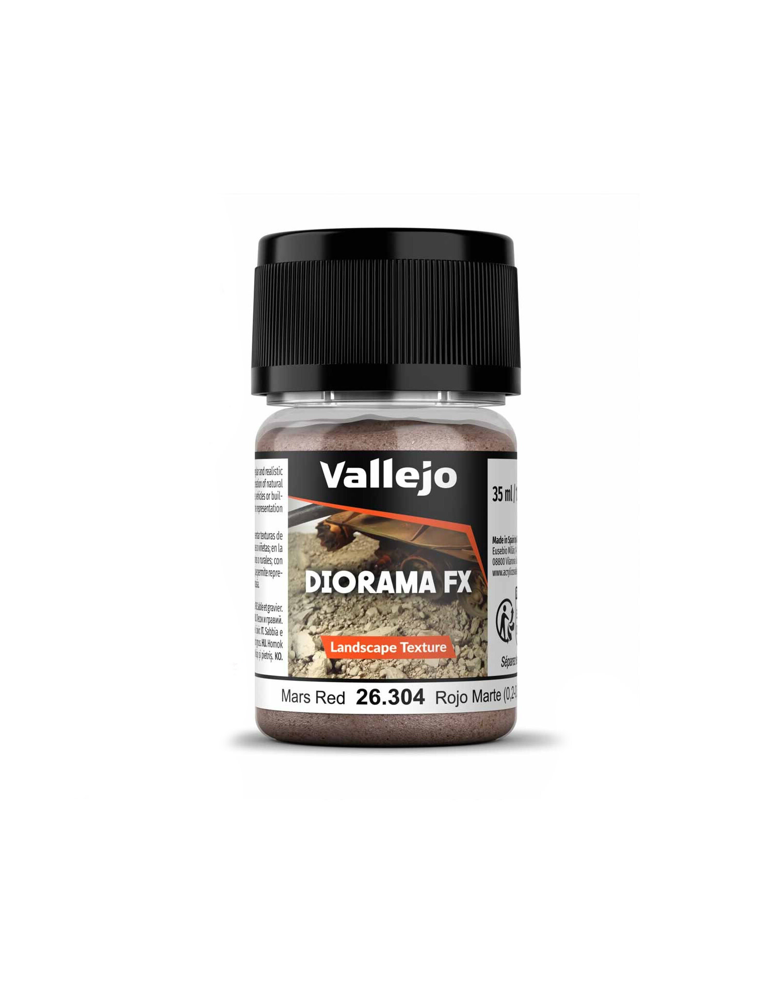 Vallejo Diorama FX Landscape Texture Mars Red 0.2-0.6 mm (35ml)