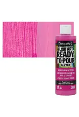CLEARANCE DecoArt Fluid Art Ready Pour Acrylic Purple Neon 8oz