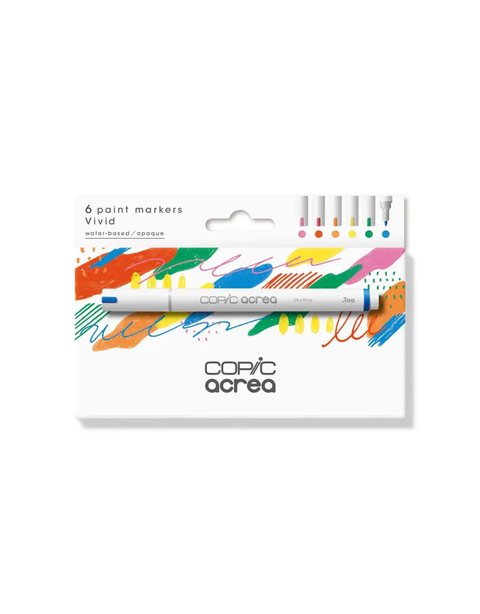 COPIC Copic Acrea Vivid 6 Piece Set