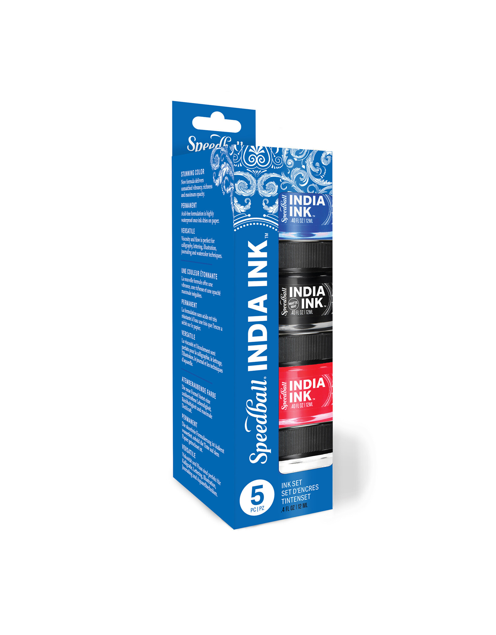 SPEEDBALL ART PRODUCTS Speedball India Ink 5pc Set
