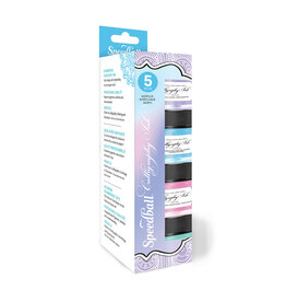 SPEEDBALL ART PRODUCTS Speedball Acrylic Calligraphy Iridescent Ink 5pc Set