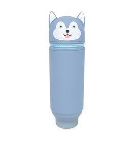 ITOYA Itoya Punilabo Silicone Stand Up Case, Husky