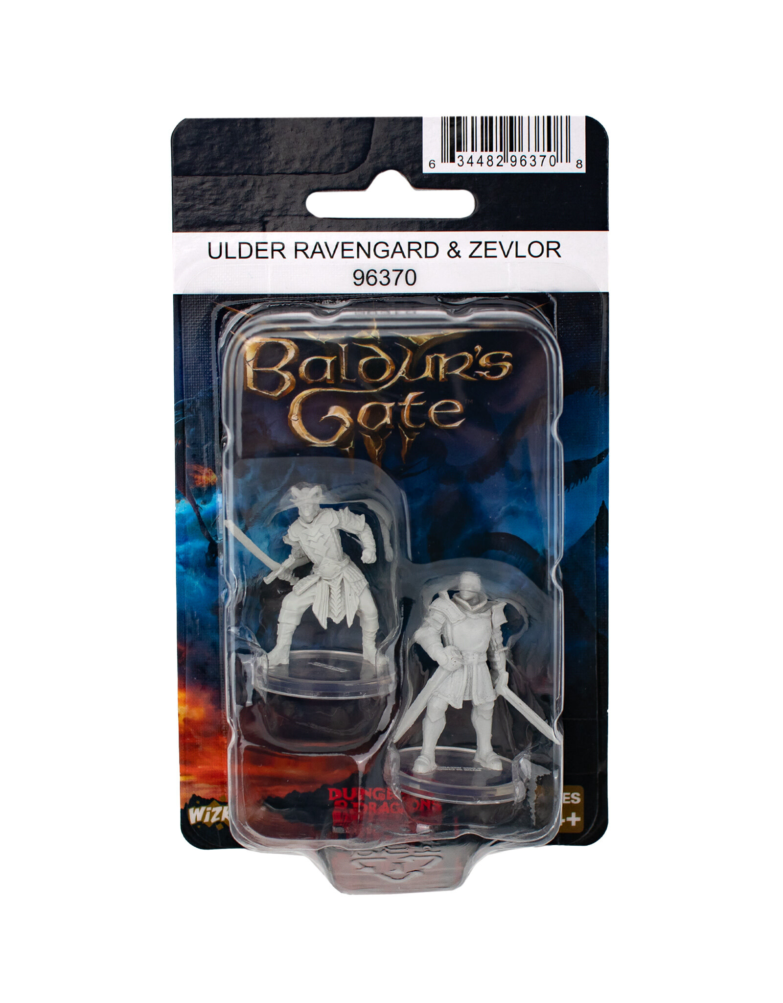 WIZKIDS D&D Nolzur's Marvelous Miniatures Special Edition Baldur's Gate  Ulder Ravengard & Zevlor