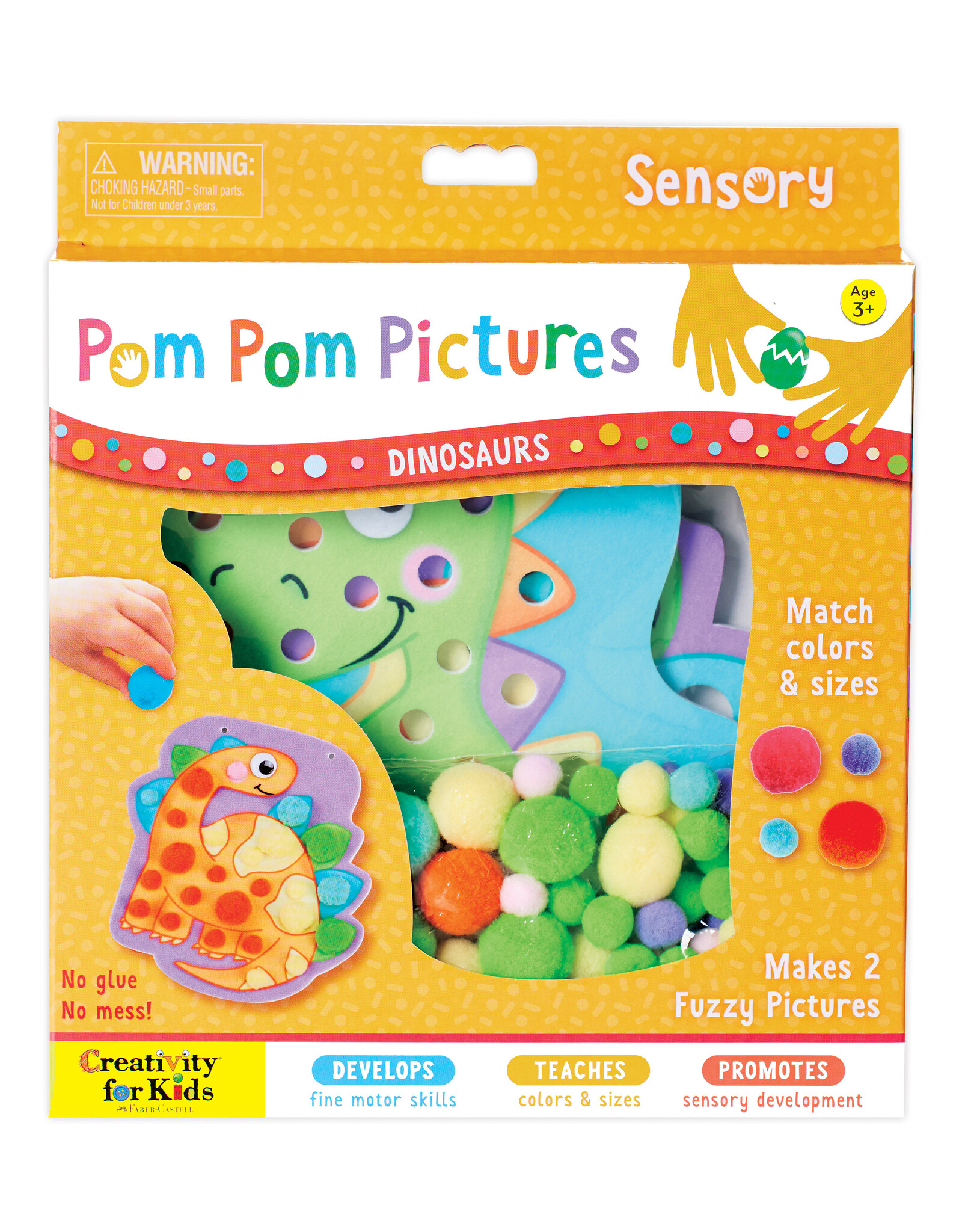 FABER-CASTELL Pom Pom Pictures - Dinosaurs