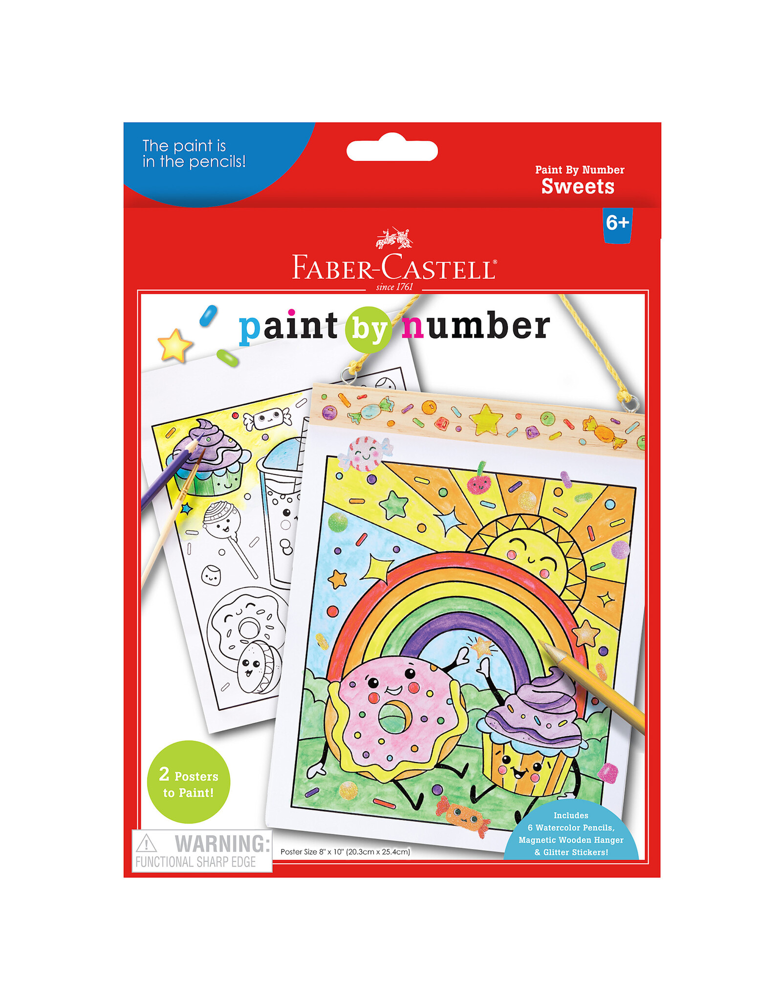 FABER-CASTELL Paint By Number Sweets Wall Art