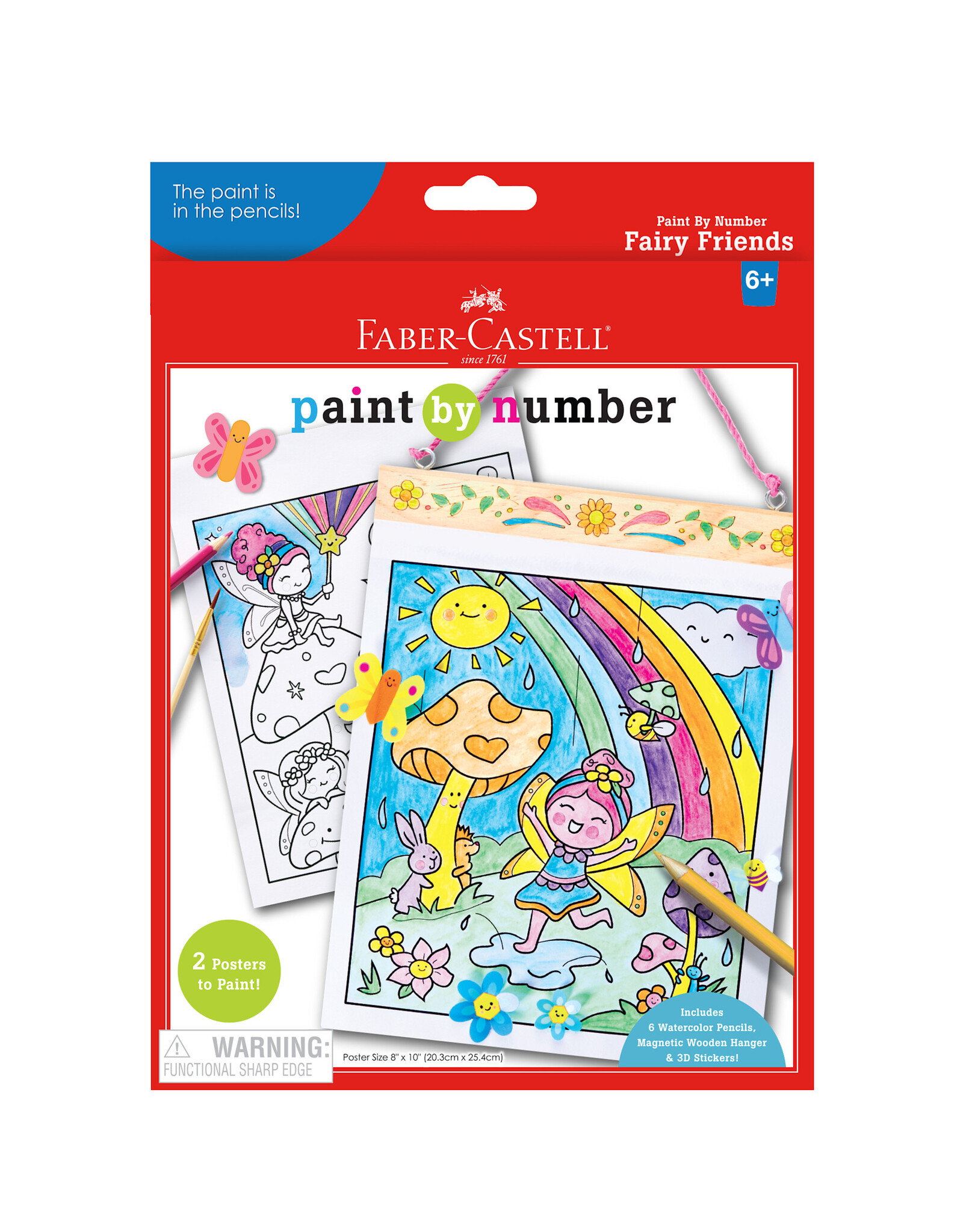 FABER-CASTELL Paint By Number Fairy Friends Wall Art