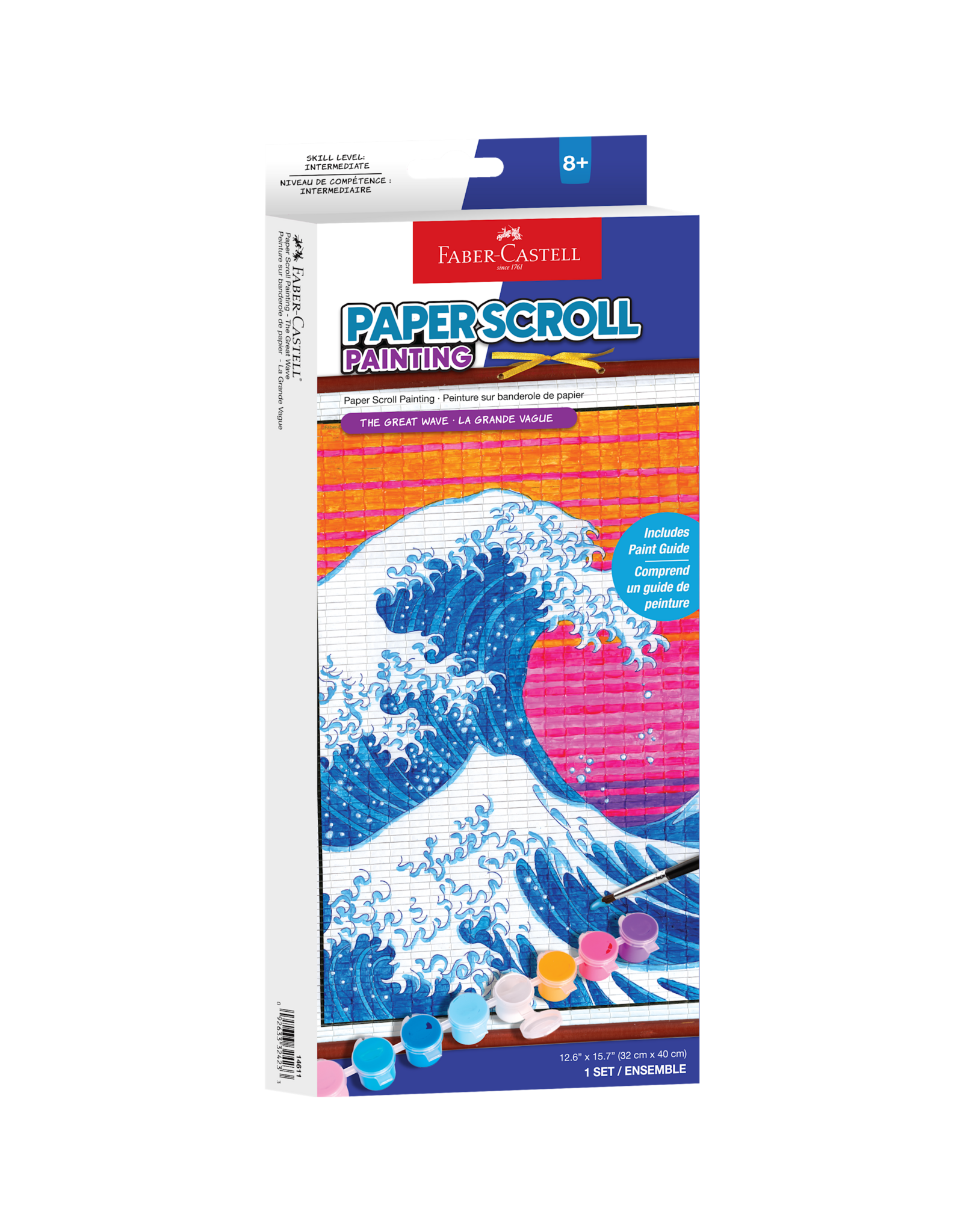 FABER-CASTELL Paper Scroll Coloring - The Great Wave