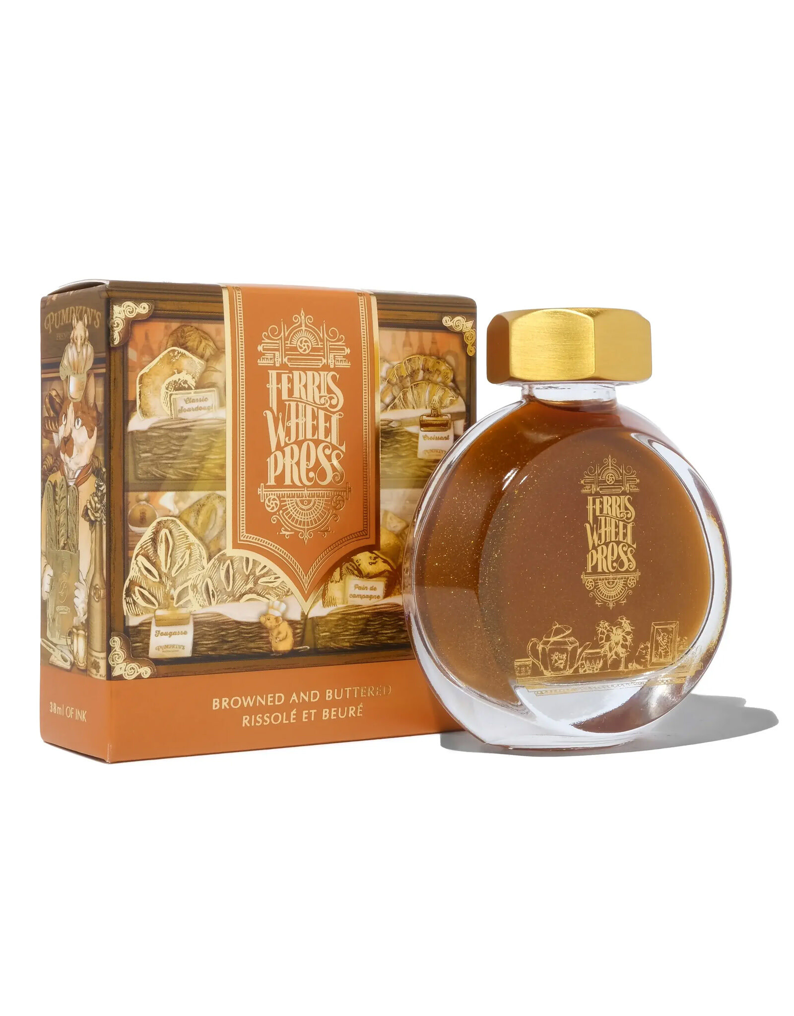 Ferris Wheel Press FWP Everyday Inks, Browned And Buttered 38ml