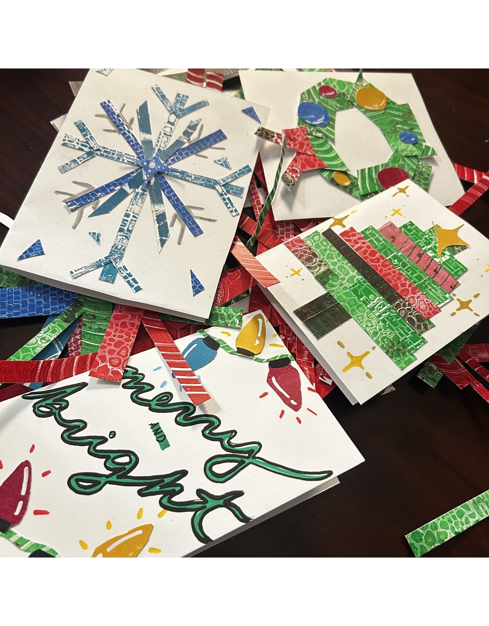 Gel Print Collage Cards Saturday November 22 2:00 - 4:00