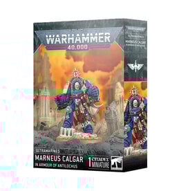 Games Workshop Ulramarines Marneus Calgar In Armour Of Antilochus PRE ORDER ARRIVES 11.08.2025