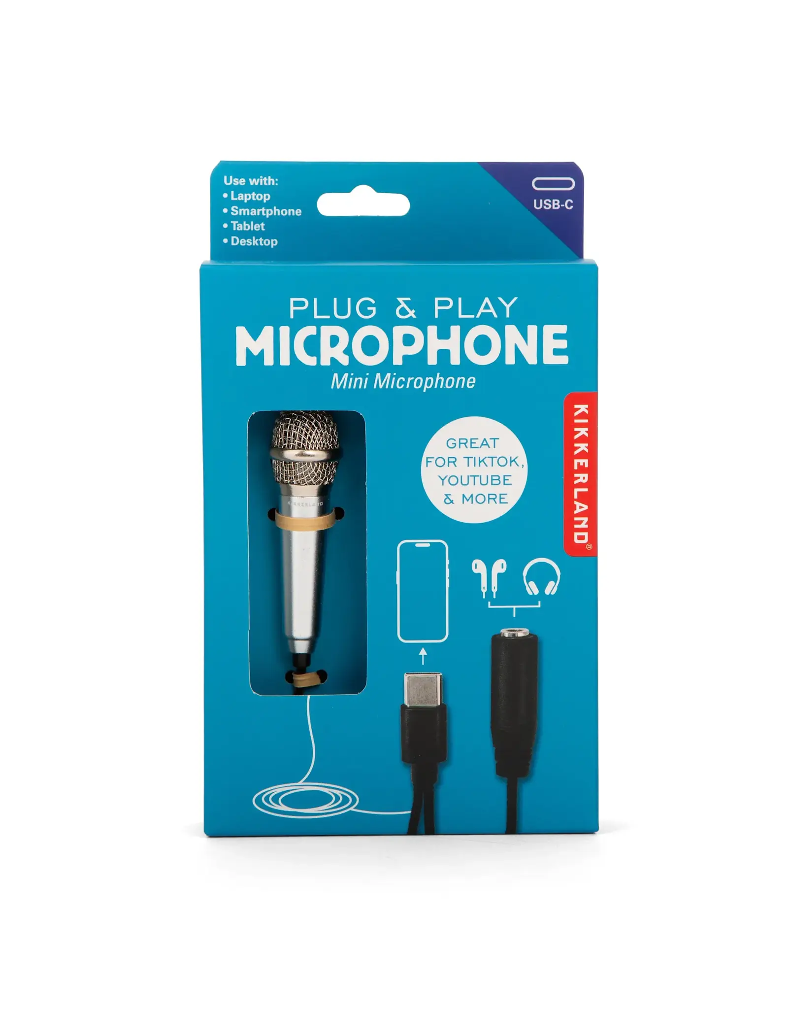 Kikkerland Kikkerland Plug & Play Microphone