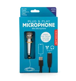 Kikkerland Kikkerland Plug & Play Microphone
