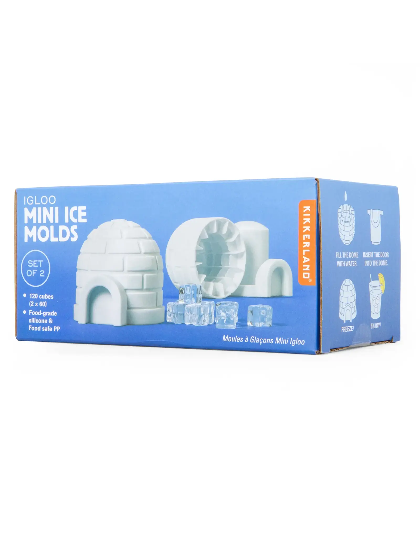 Kikkerland Kikkerland Igloo Mini Ice Molds