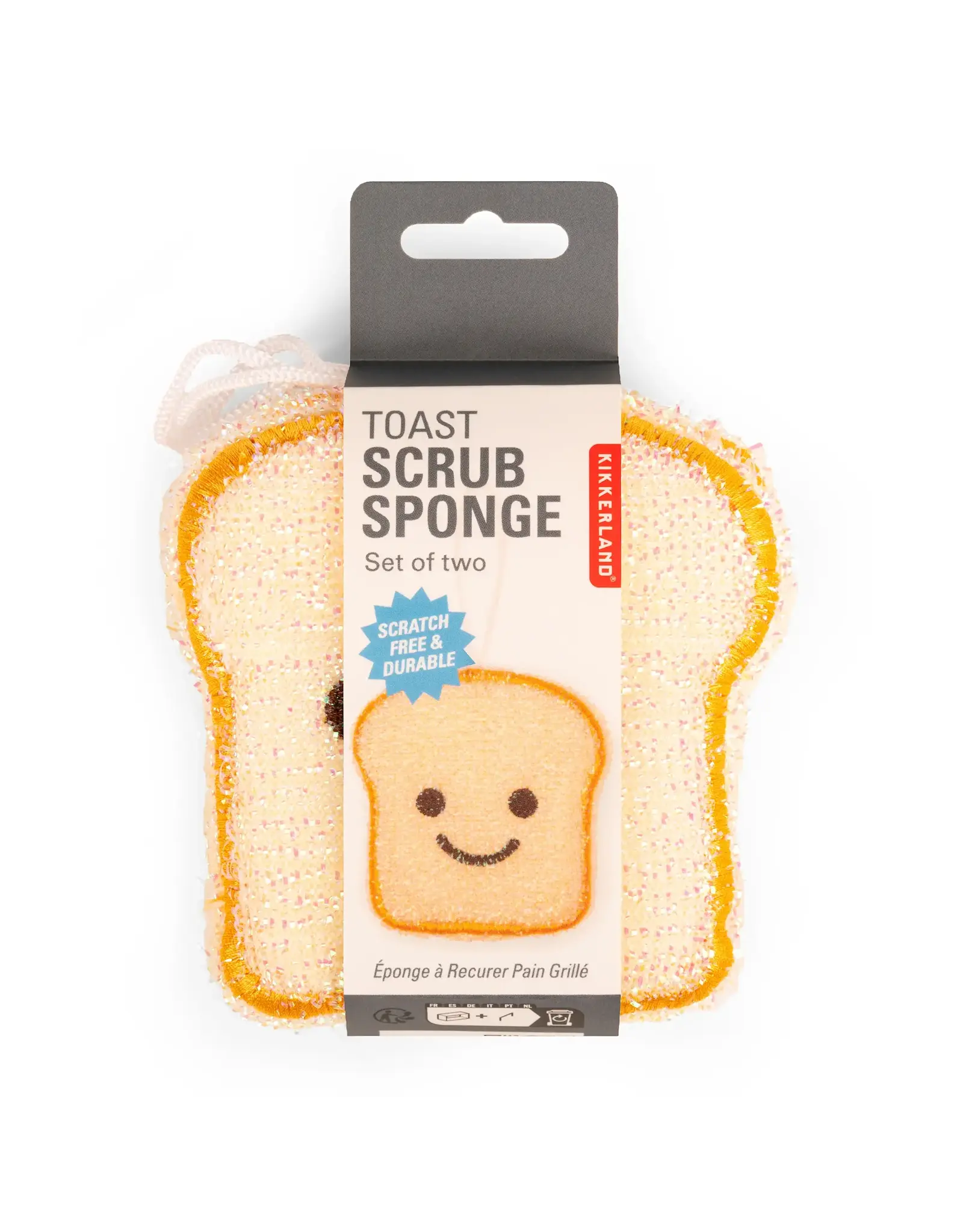 Kikkerland Kikkerland Toast Scrub Sponge