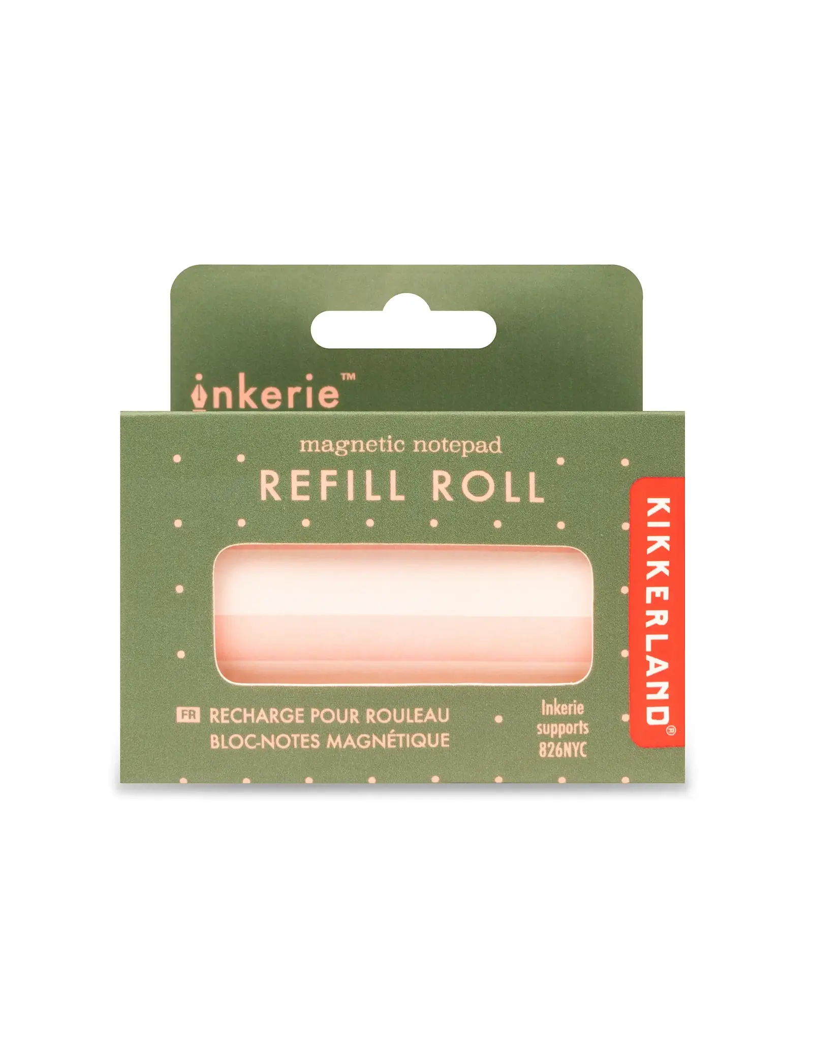 Kikkerland Kikkerland Inkerie Magnetic Notepad Refill Roll