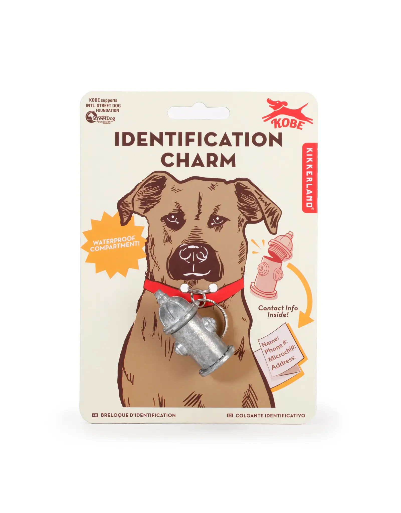Kikkerland Kikkerland Kobe Identification Charm