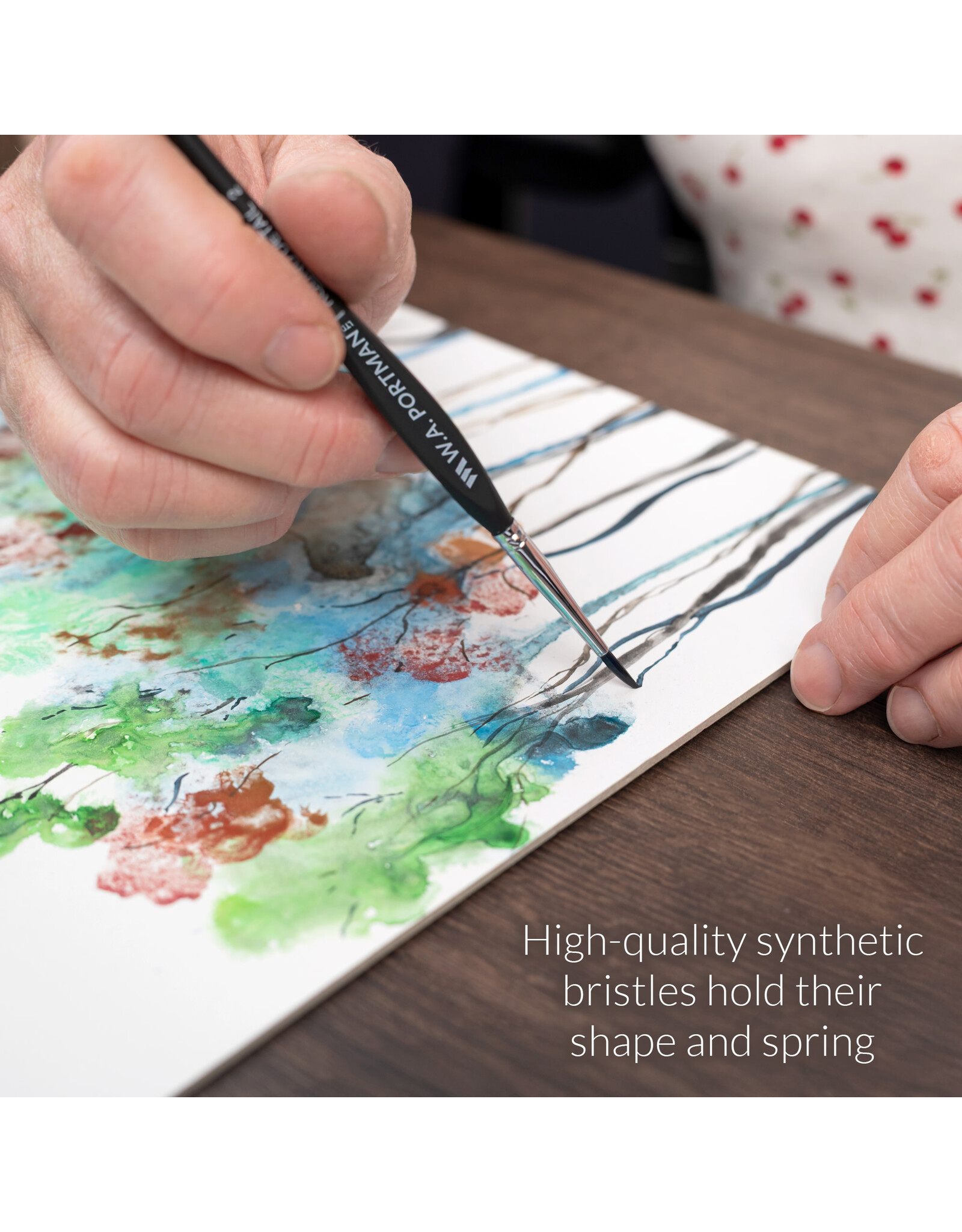 W.A. Portman WA Portman 4pc Detail Brushes #00, 0, 1, 2 - PRE-ORDER 12/1/2025