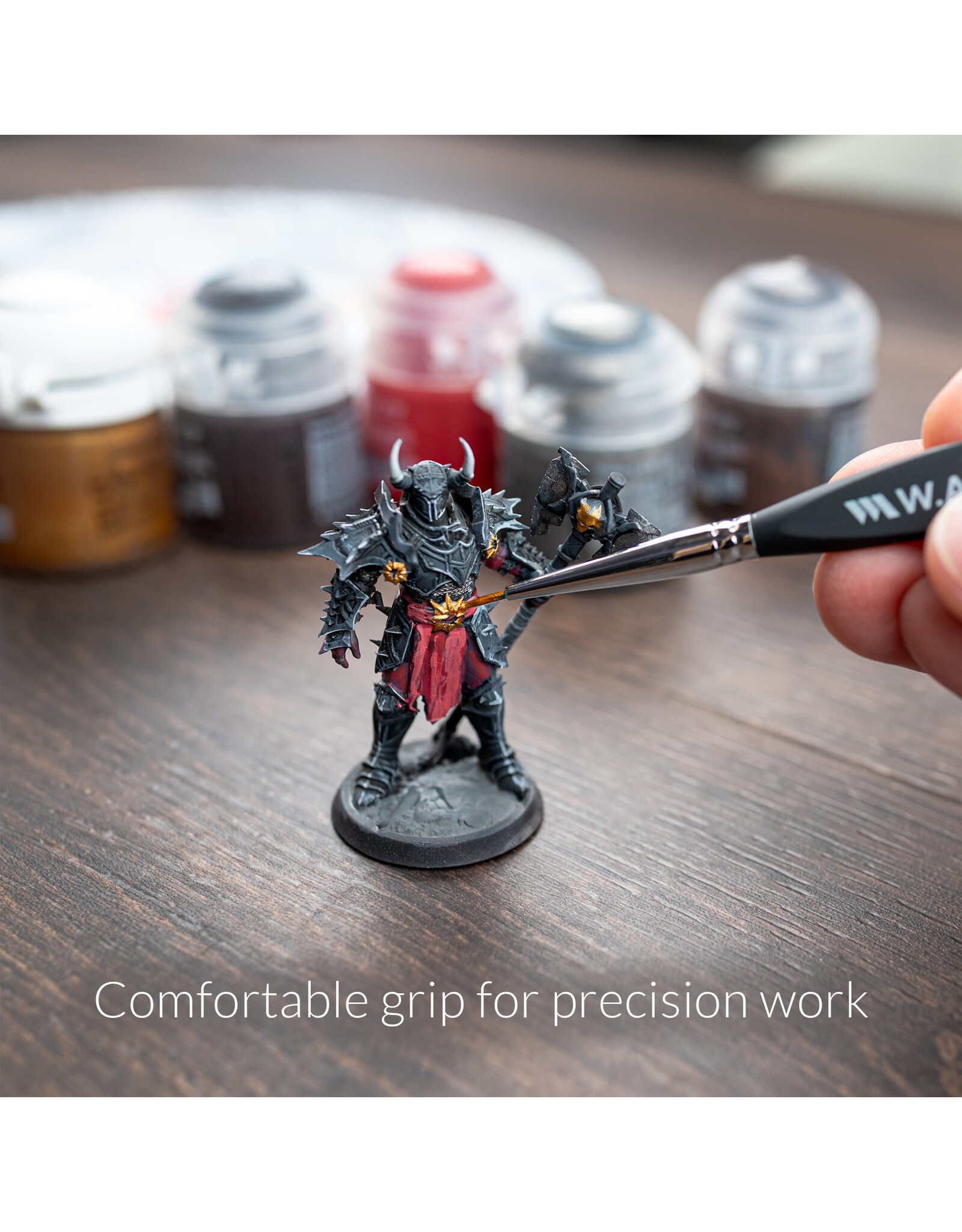 W.A. Portman WA Portman 4pc Detail Brushes #00, 0, 1, 2 - PRE-ORDER 12/1/2025