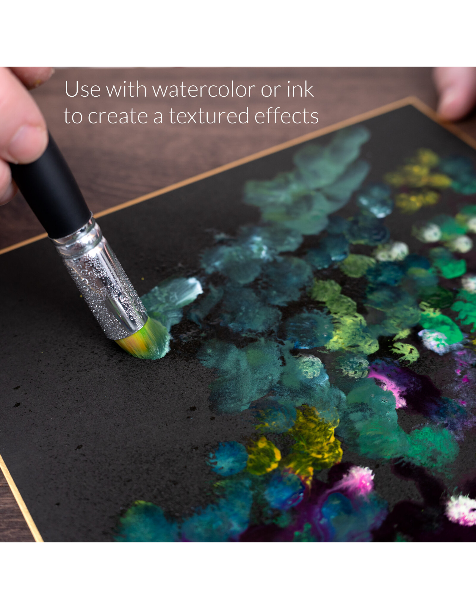 W.A. Portman WA Portman Blending Brush Set – 4pc Synthetic Acrylic Blending Brushes for Dry Brush Miniature Painting – Ideal for Pastels, Charcoal, Watercolor, Ink & Acrylics