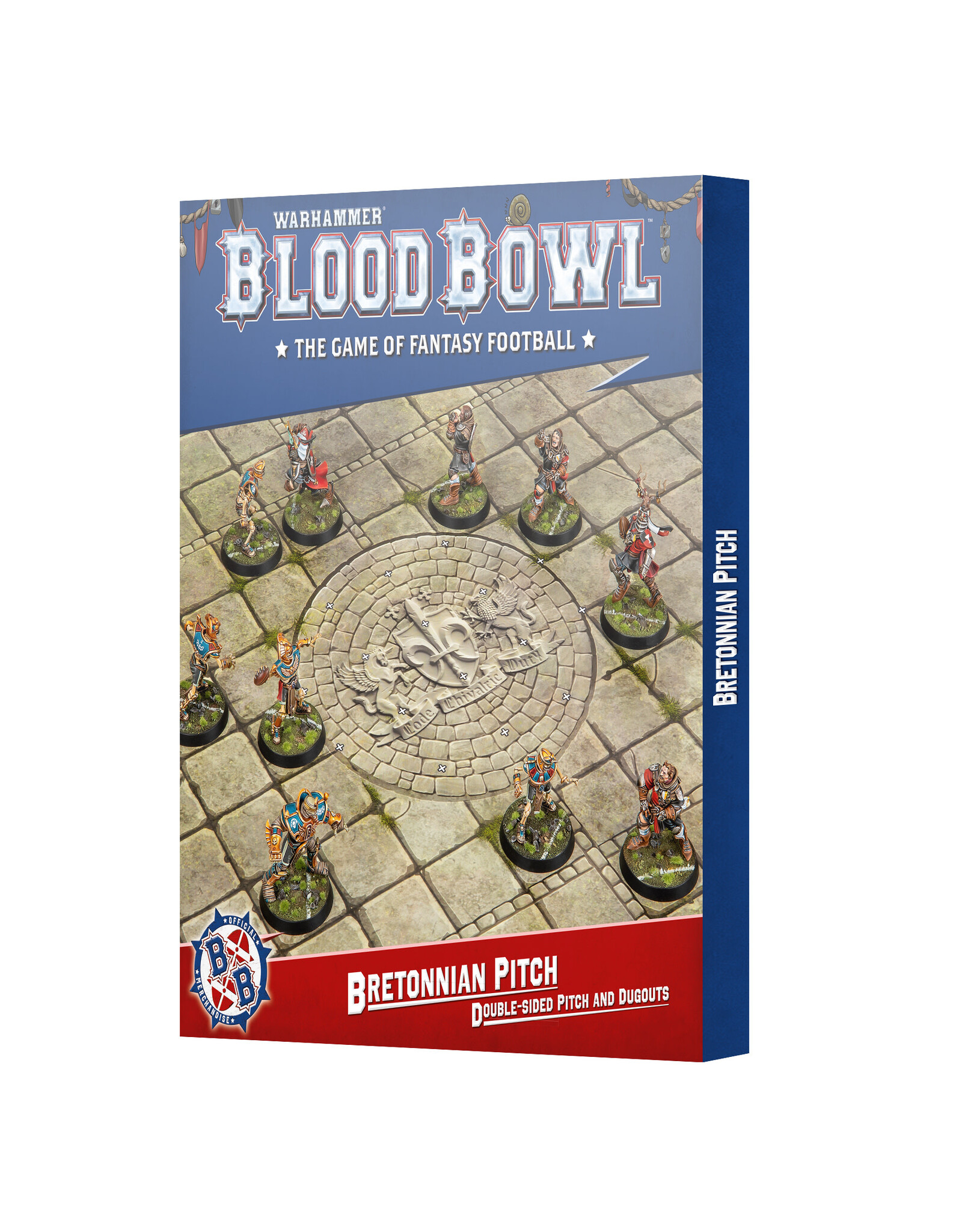 Games Workshop Blood Bowl Bretonnian Team Pitch & Dugouts PRE ORDER ARRIVES 11.15.2025
