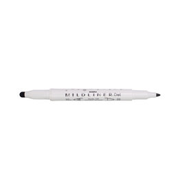 Zebra Mildliner Dual-Tip Dot Marker, Gray
