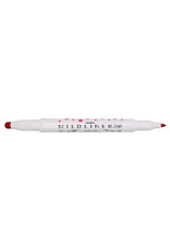 Zebra Mildliner Dual-Tip Dot Marker, Red