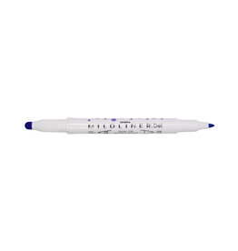 Zebra Mildliner Dual-Tip Dot Marker, Lavender