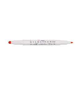 Zebra Mildliner Dual-Tip Dot Marker, Apricot