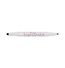 Zebra Mildliner Dual-Tip Dot Marker, Copper