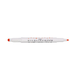 Zebra Mildliner Dual-Tip Stamp Marker, Arrow Apricot