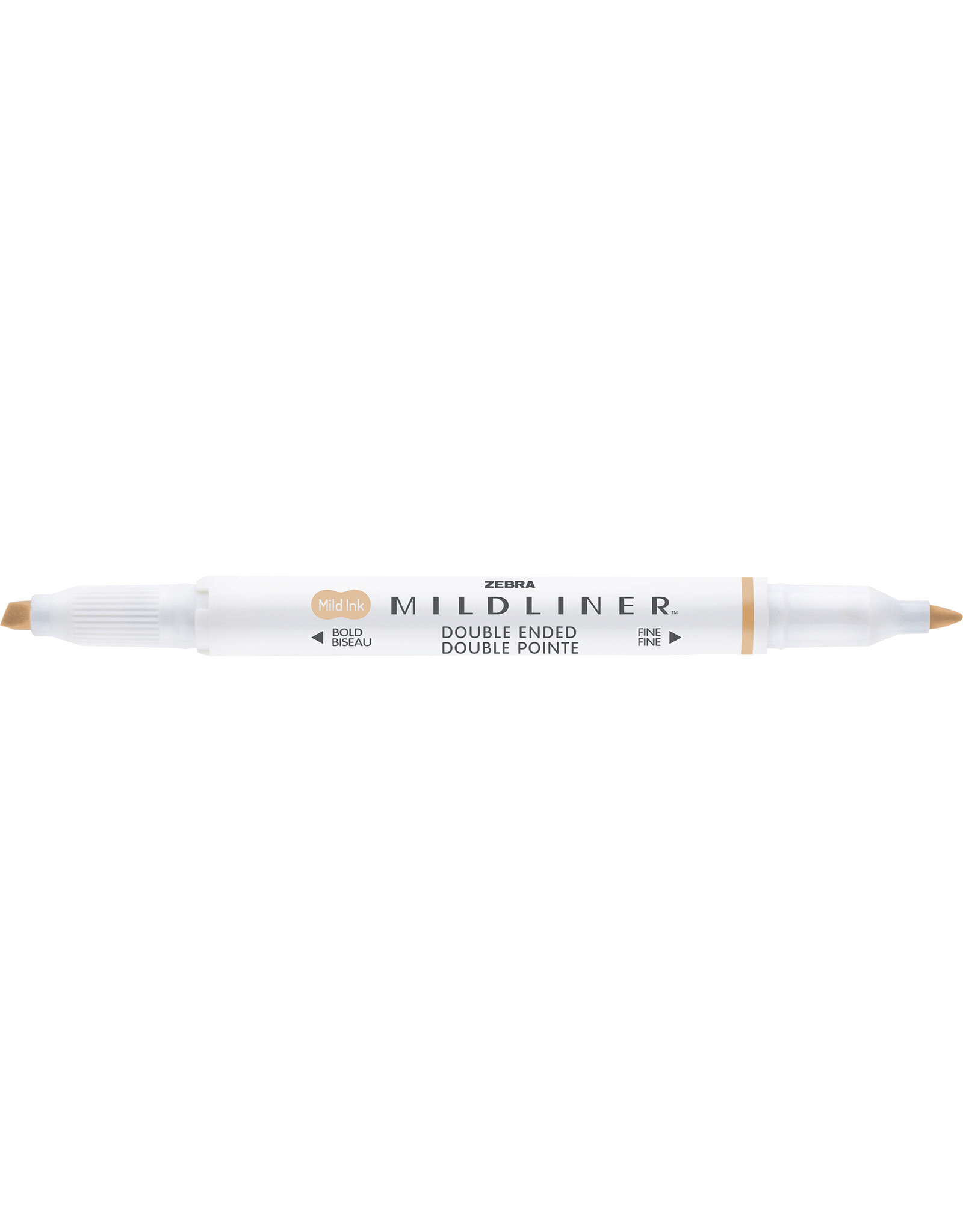 Zebra Mildliner Double Ended Highlighter, Beige