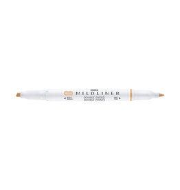 Zebra Mildliner Double Ended Highlighter, Beige