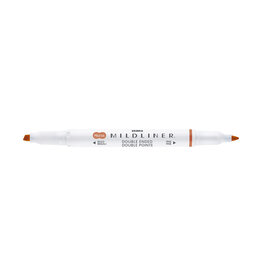 Zebra Mildliner Double Ended Highlighter, Copper